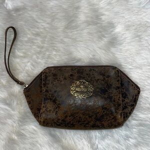 WHITING&DAVIS Carry Leather Pouch Toiletry Bag